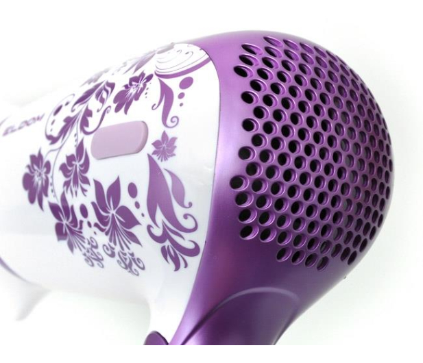 Eldom Suszarka do włosów HT99 1400W biało-fioletowa - 281596 - zdjęcie 2